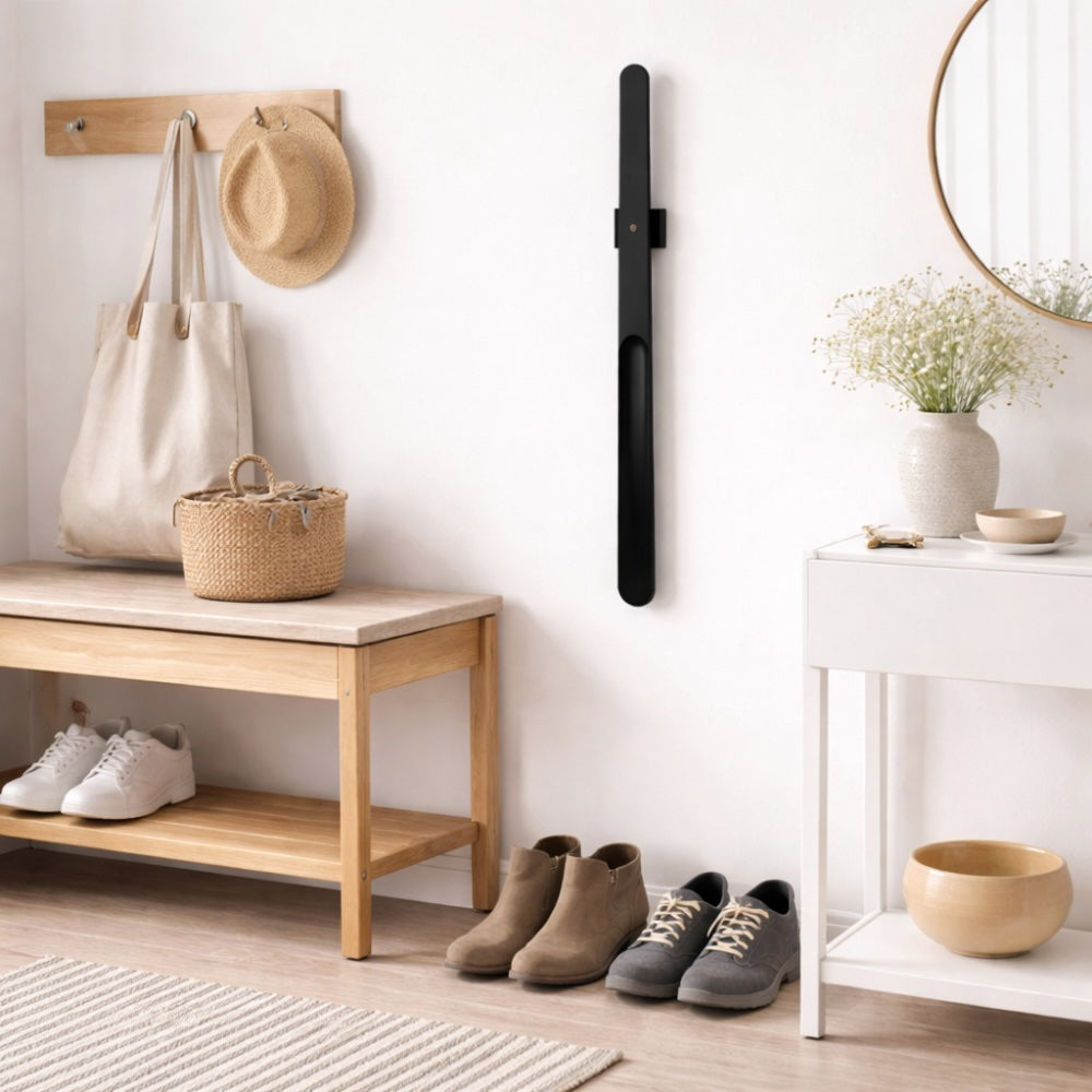 Nordisk Filt™ – Magnetiskt skohorn i massivt bokträ 55cm