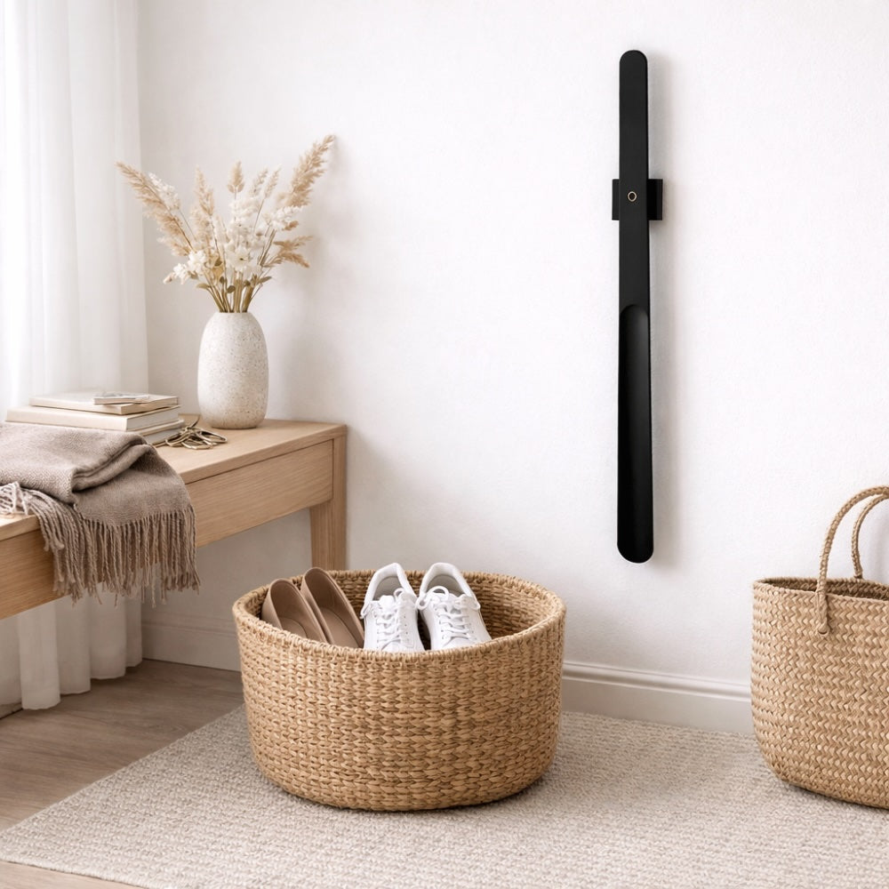 Nordisk Filt™ – Magnetiskt skohorn i massivt bokträ 55cm